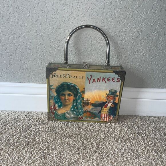 Vintage Cigar Box Purse Gently Loved- EVC - Picture 12 of 12